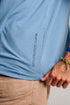 Camiseta Básica Agroecológica - Fit Oversized - Azul Jenipapo